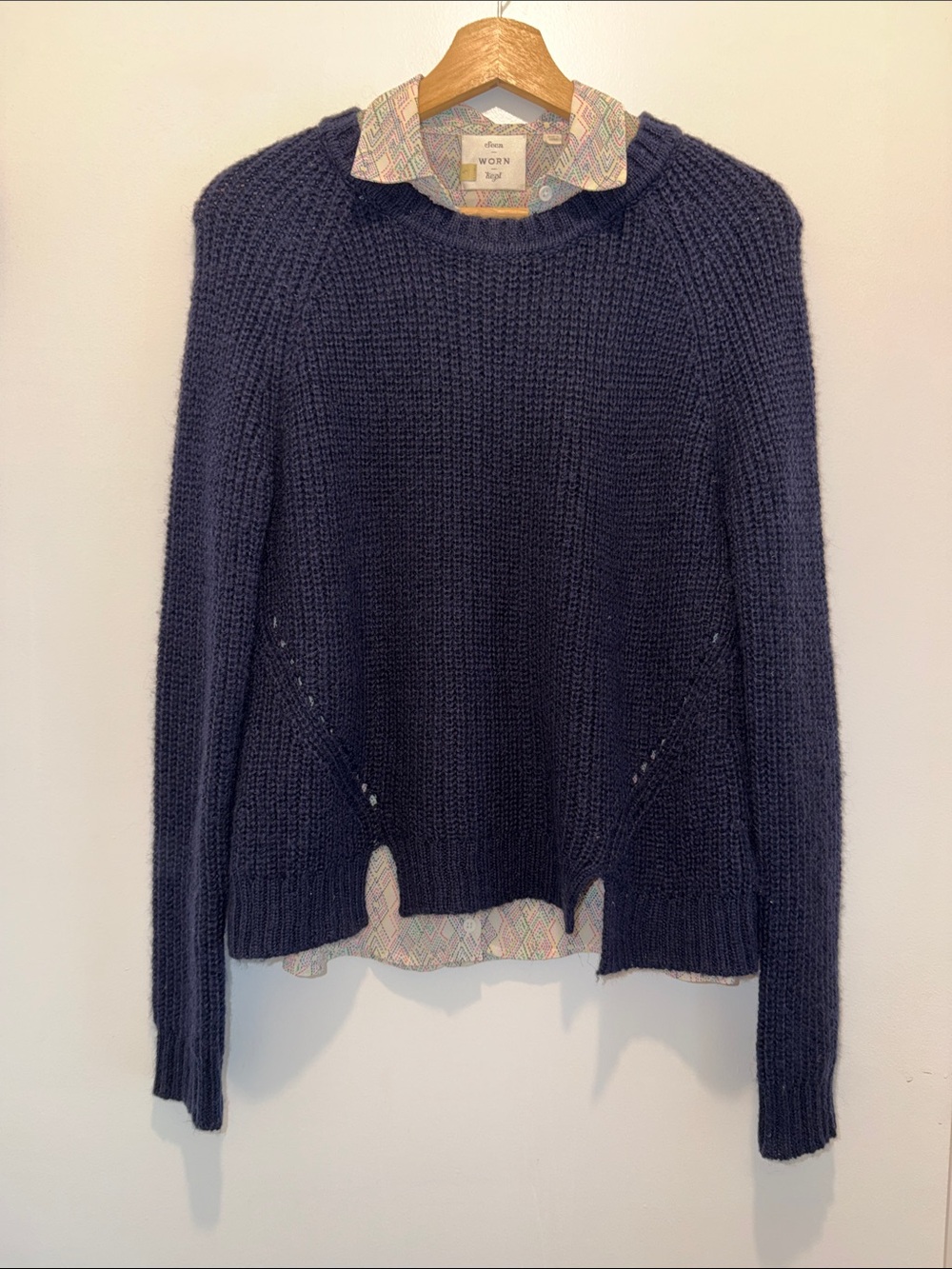Seen, Worn, Kept by Anthropologie Sweater Women’s XS Button Up Layered Top